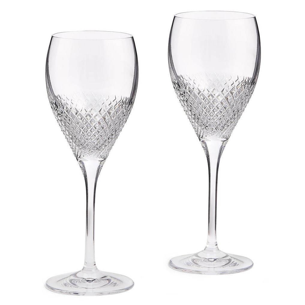 Vera Wang Diamond Mosaic Goblet Pair 280ml