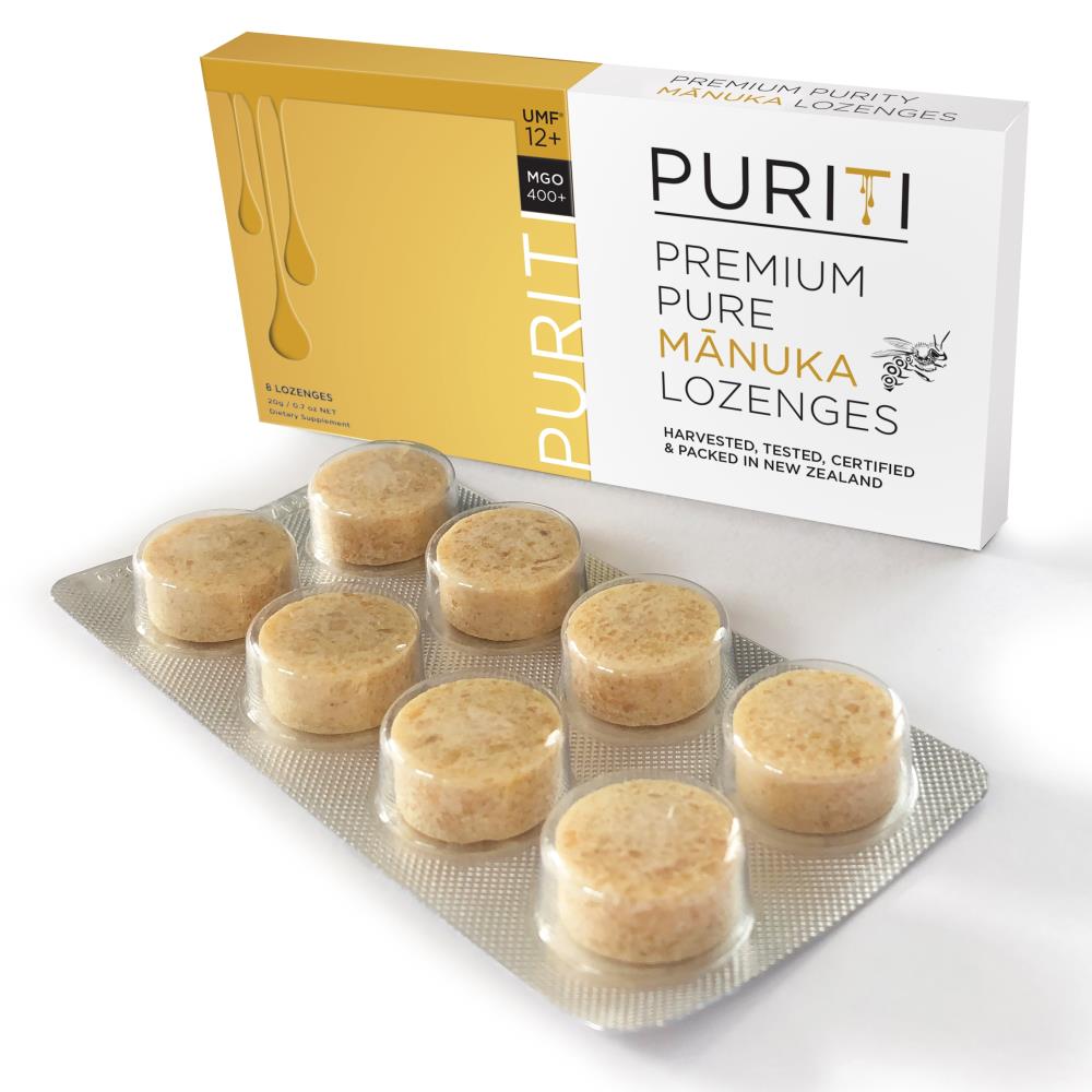 PURITI Manuka Honey UMF 12+ Lozenges 8 Pack