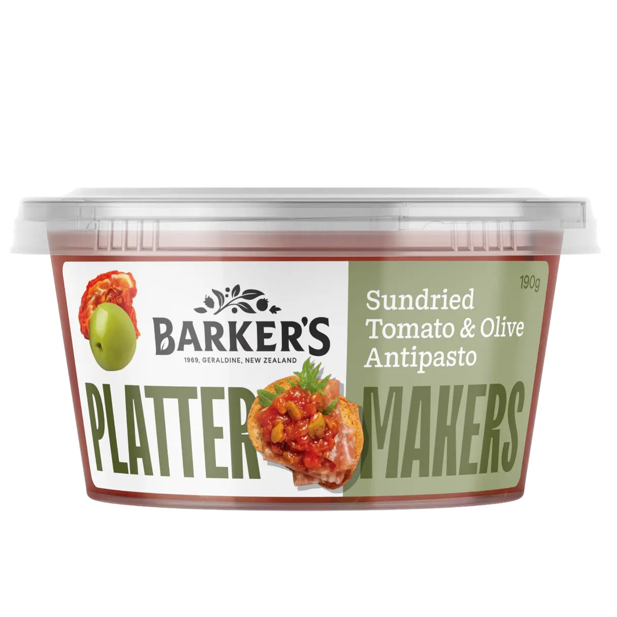 Barker's Platter Makers Sundried Tomato & Olive Antipasto 190g