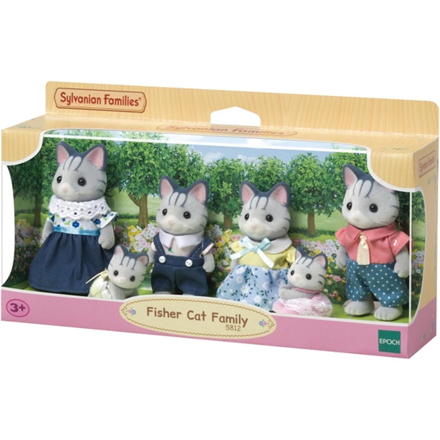 Sylvanian Families Fisher Cat Family