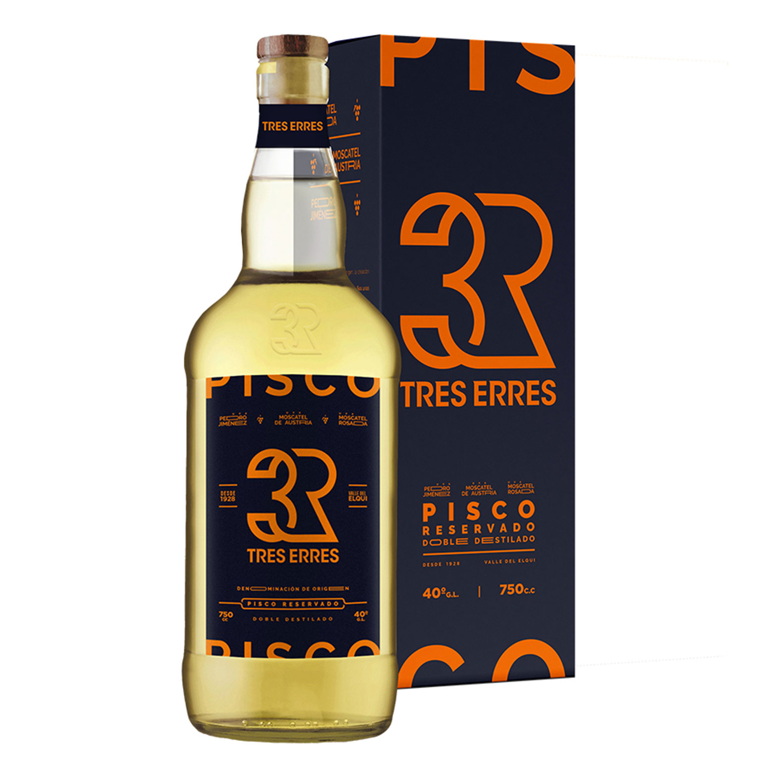 Tres Erres Pisco 40% 750ml