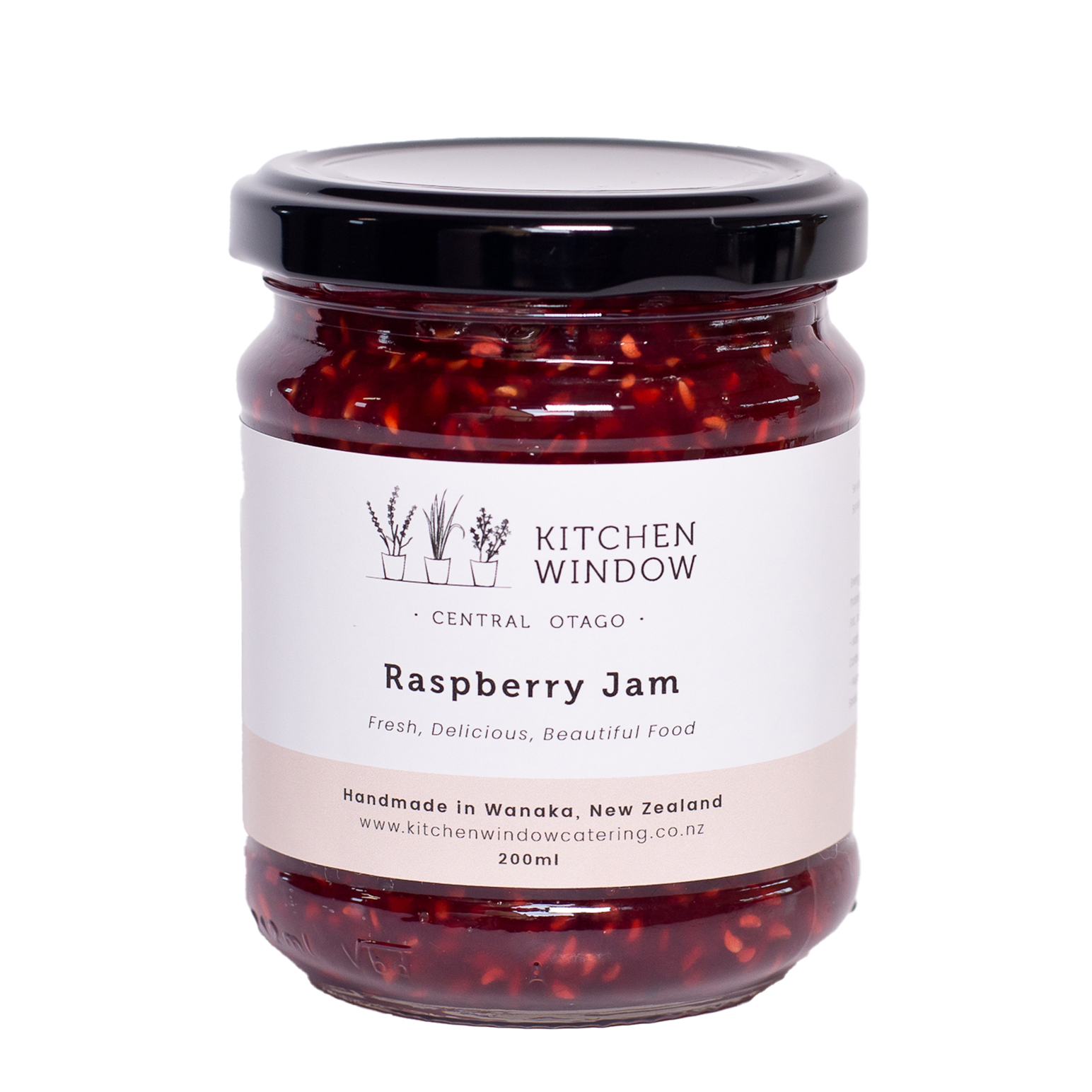 Kitchen Window Raspberry Jam 200ml