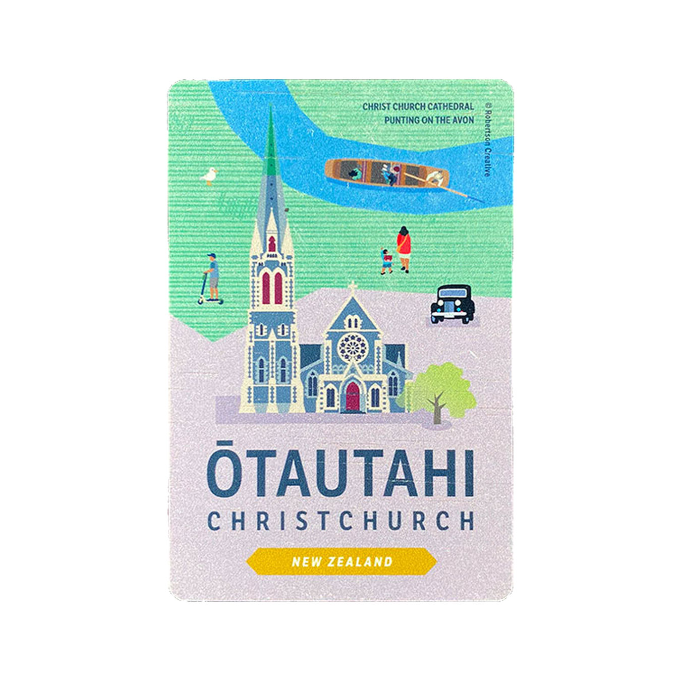 Robertson Creative Otautahi Wooden Fridge Magnets