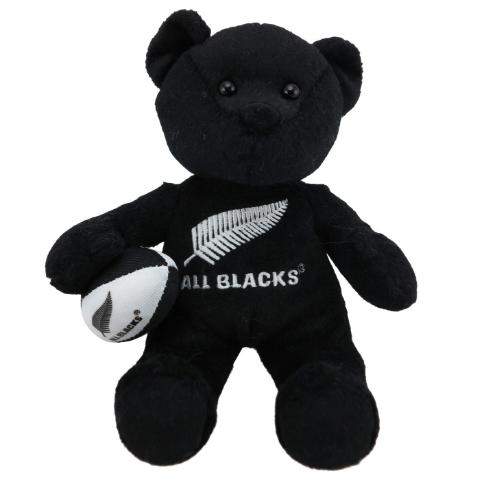 Antics All Blacks Bean Bag Bear