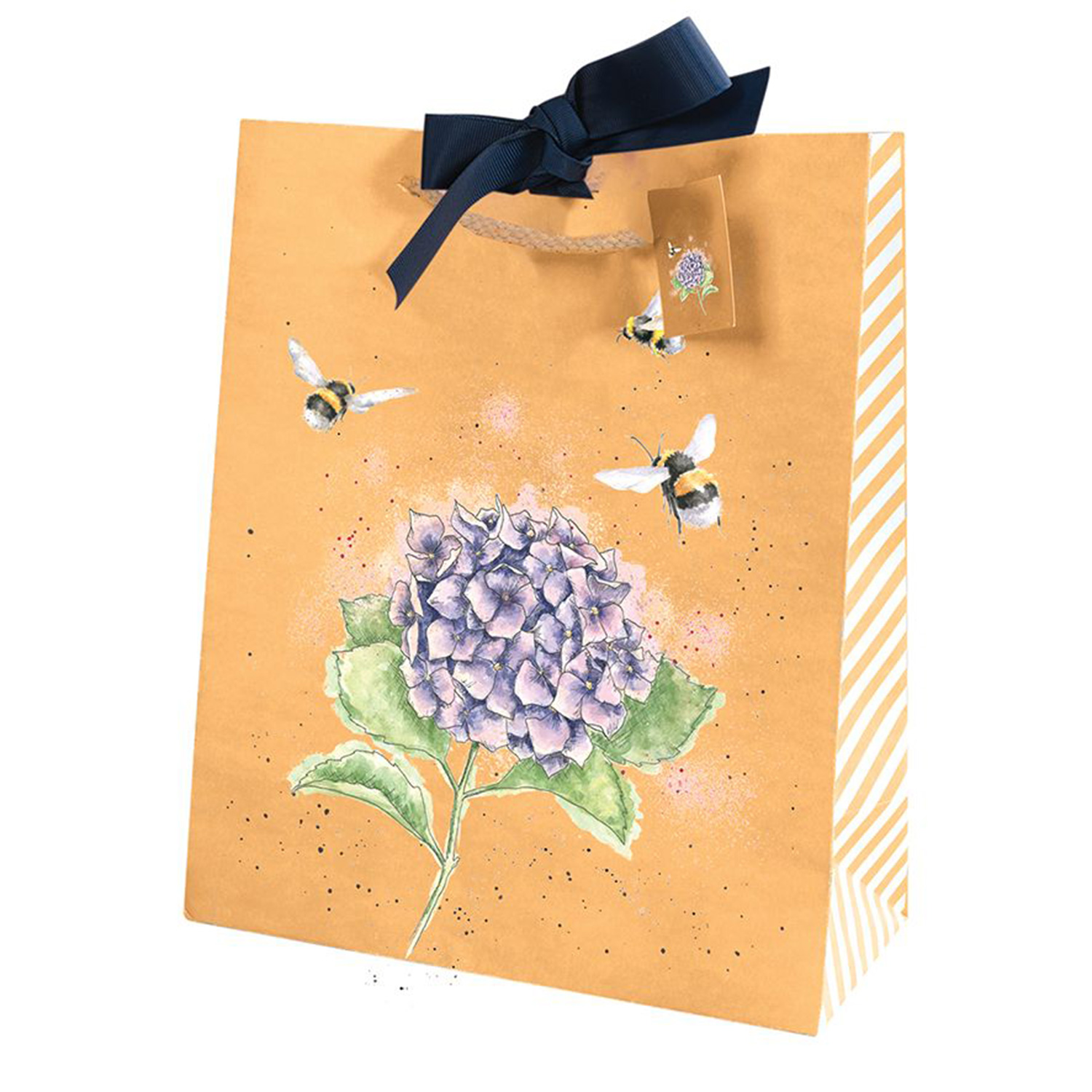 Wrendale Gift Bag Large: Hydrangea Bee