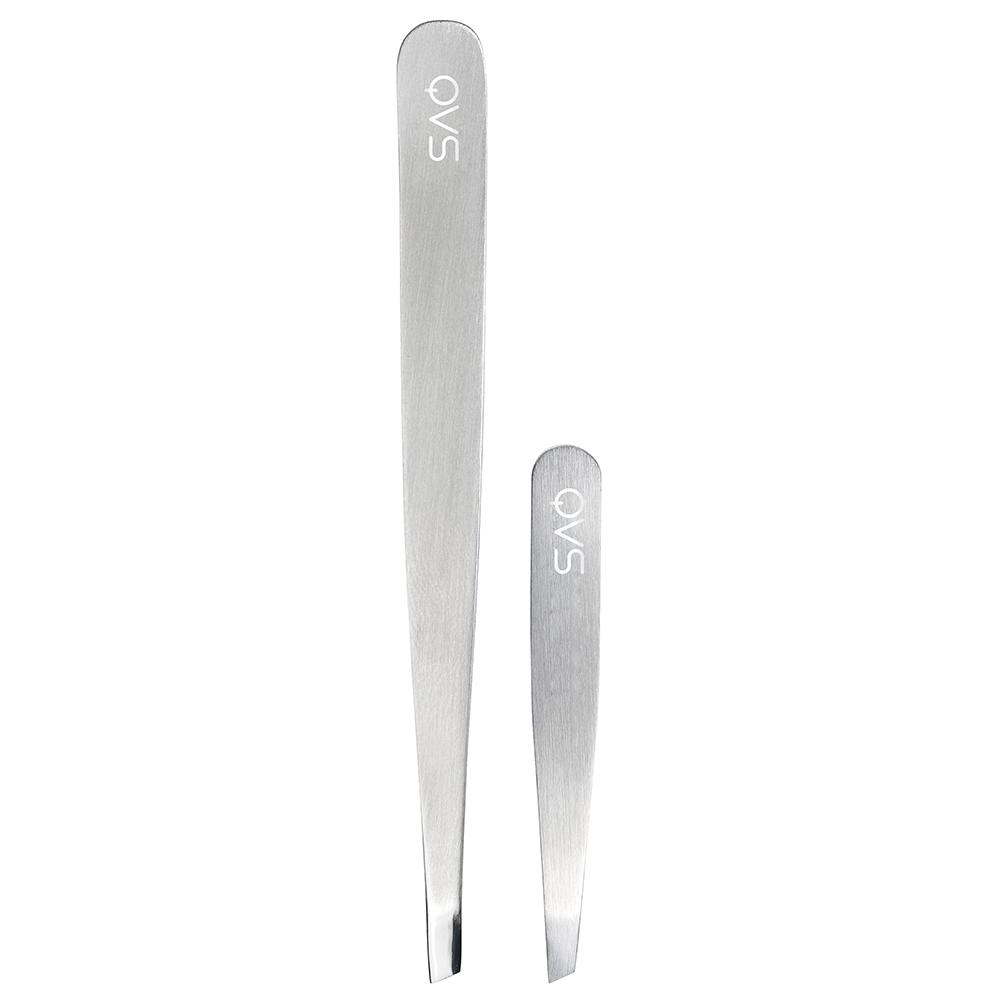 Qvs Slant Tip Tweezer & Micro Tweezer