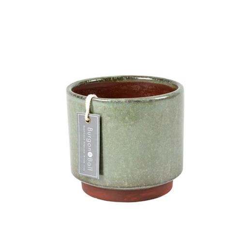 Burgon & Ball Malibu Green Glazed Pot Medium