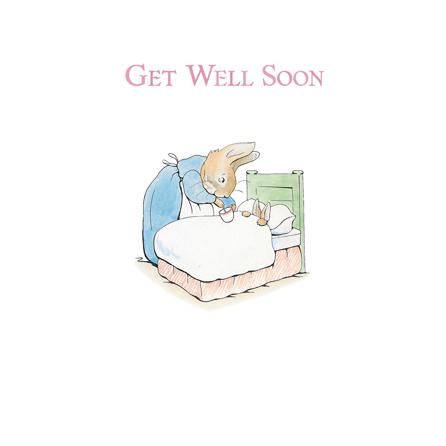 Mrs Rabbit Get Well Soon Card