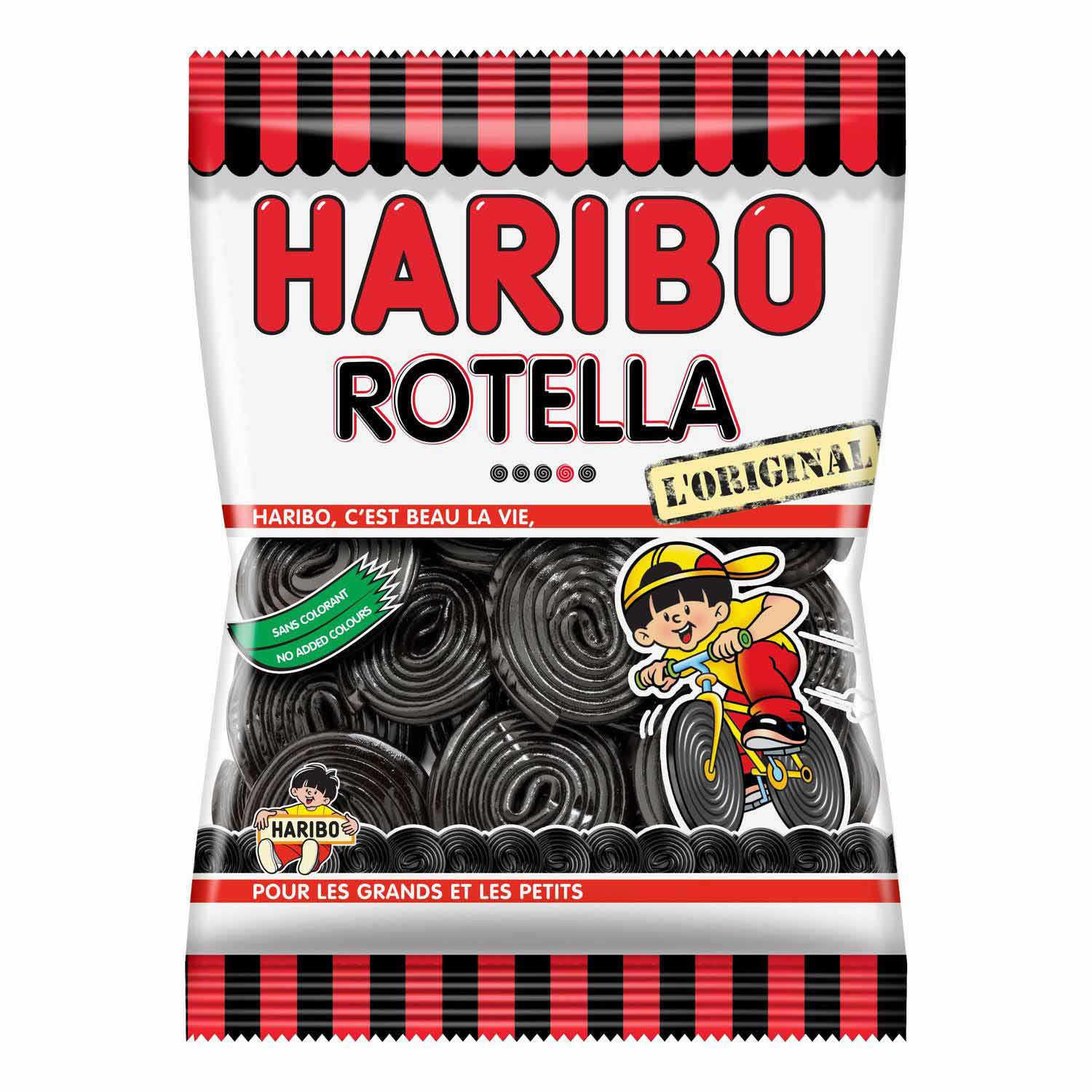 Haribo Liquorice Wheels 300g