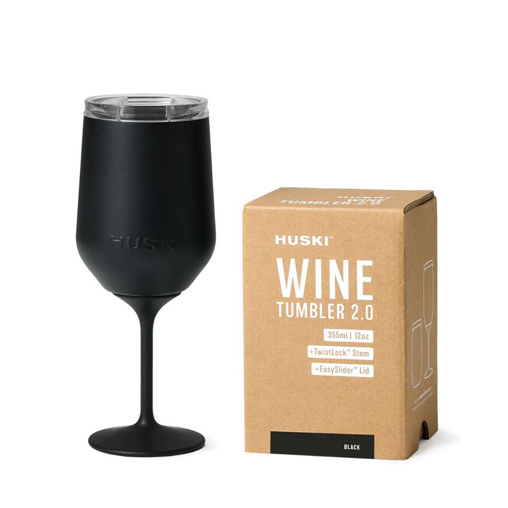 Huski Wine Tumbler 2.0  - Black