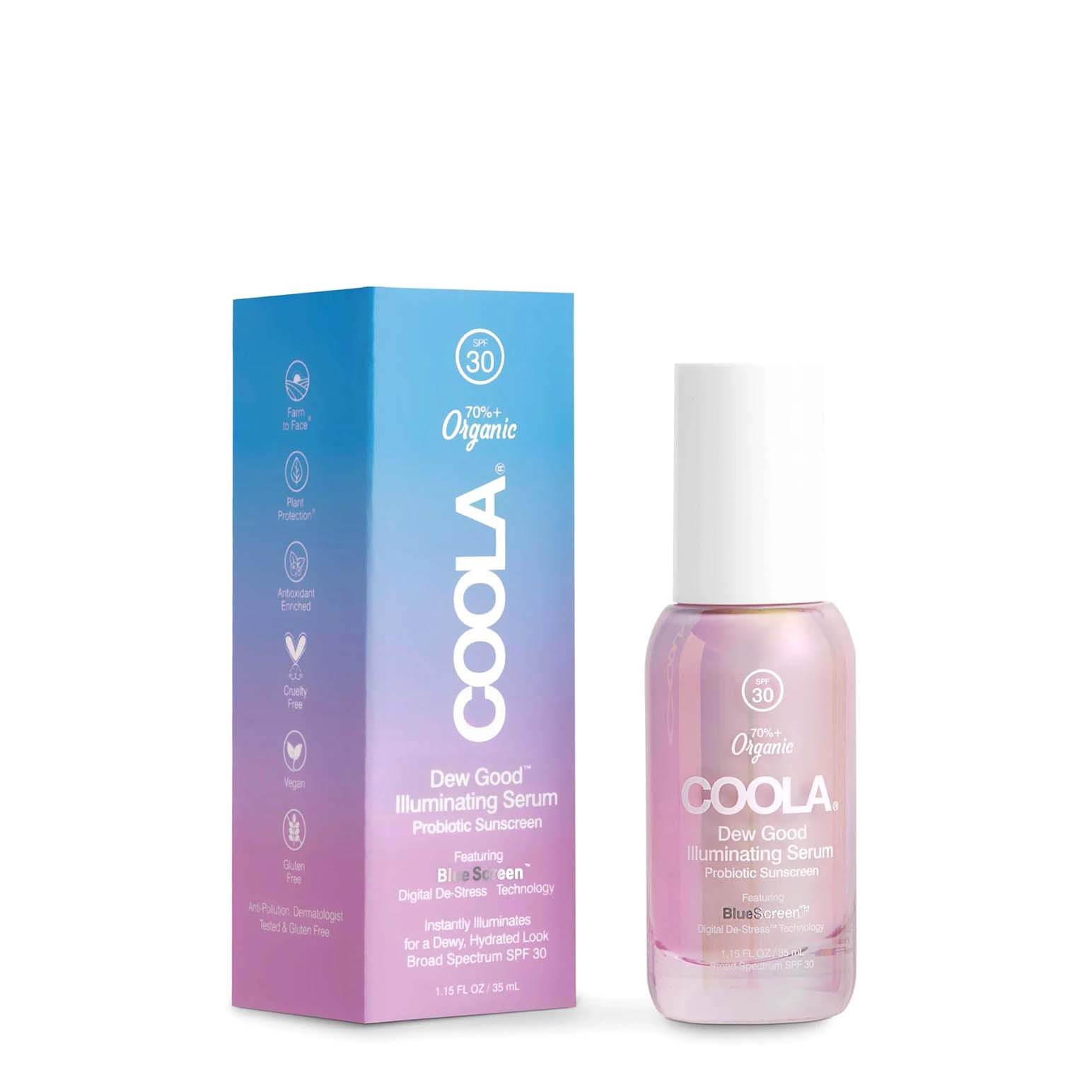 Coola Dew Good Illuminating Serum Probiotic SPF30