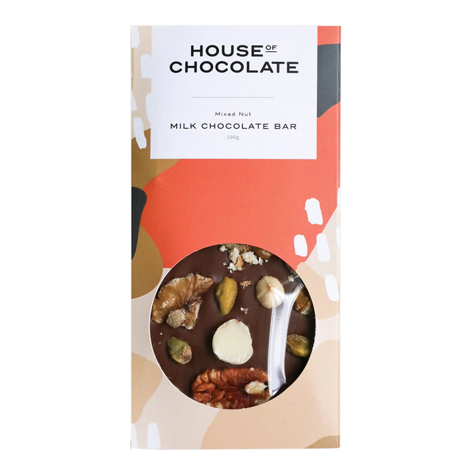 House of Chocolate Mixed Nut Milk Chocolate Bar 100g