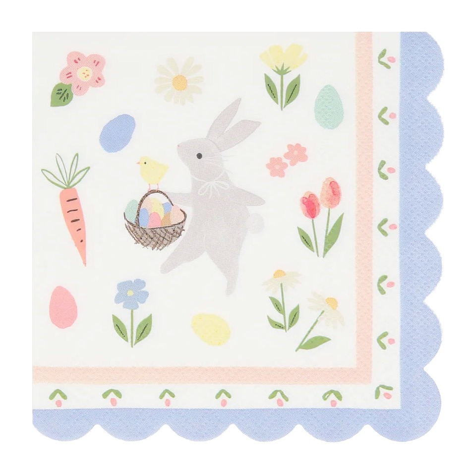 Meri Meri Easter Bunny Small Napkins x 16