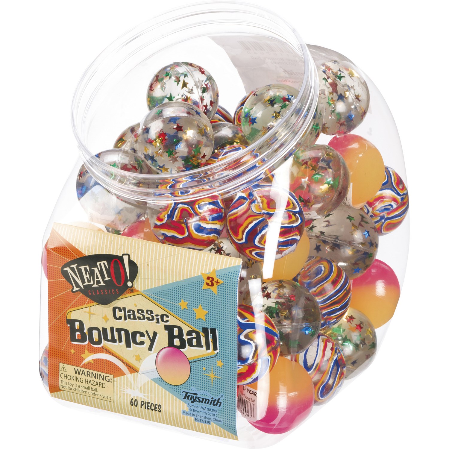 Toysmith Neato Classic Bouncy Balls