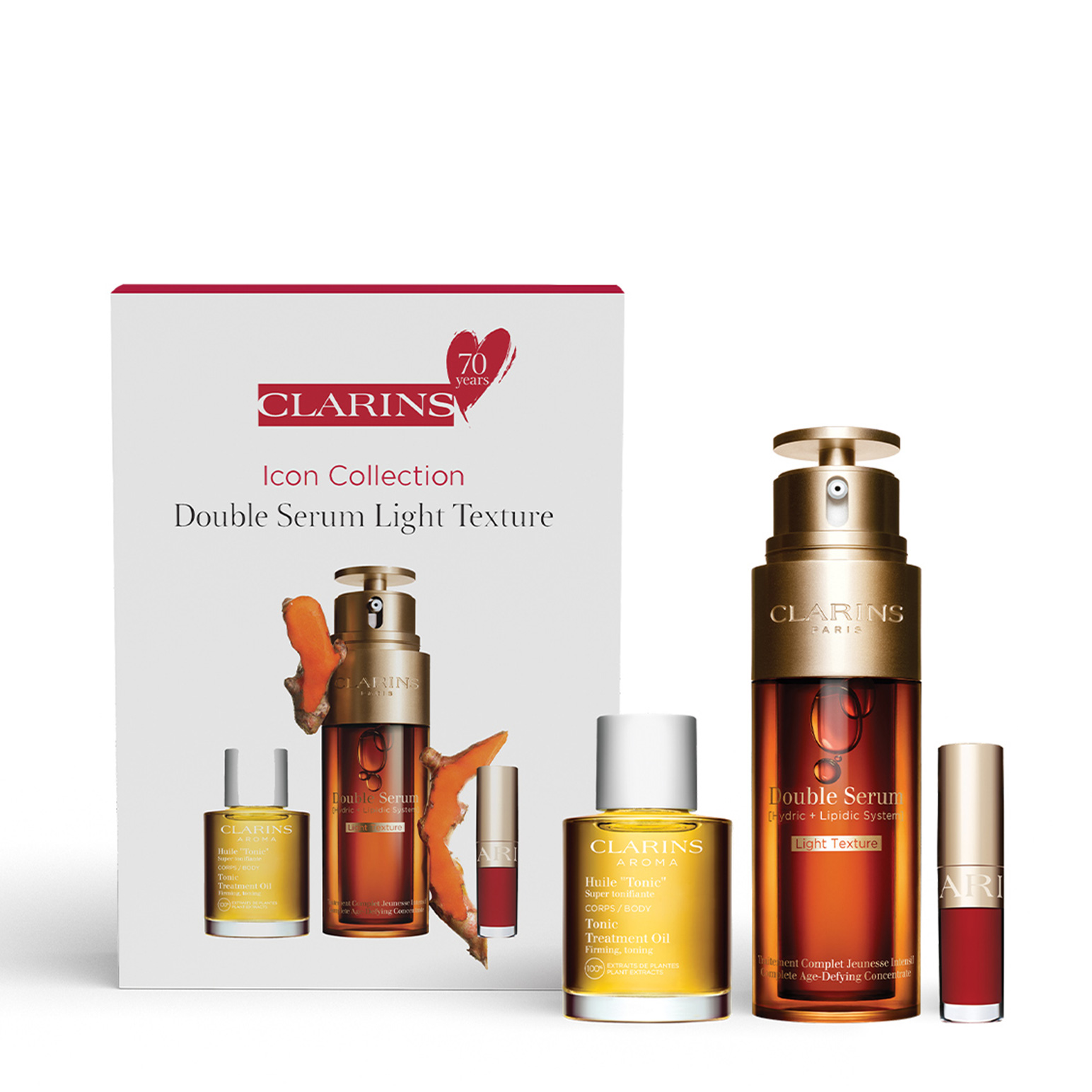 Clarins Double Serum Light Texture Icon Set