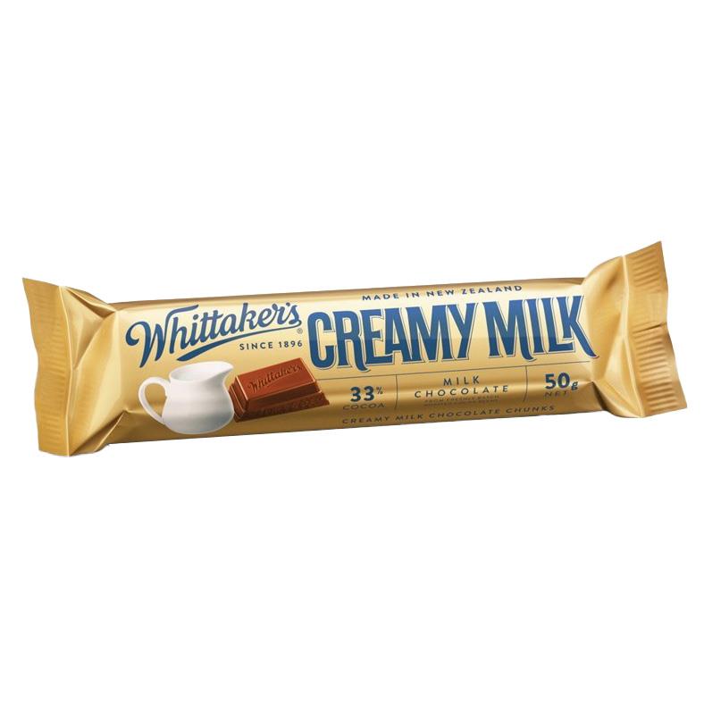 Whittakers Chunks Creamy Milk Chocolate Bar 50g