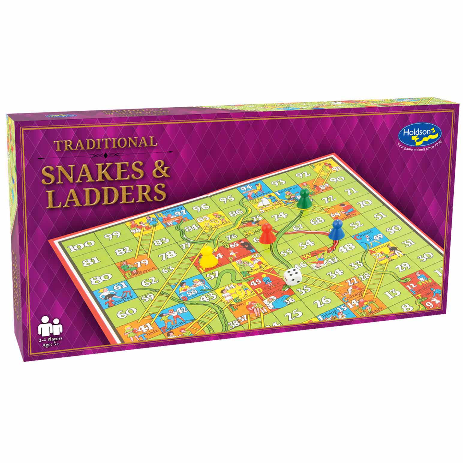 Holdson Traditional Snakes & Ladders