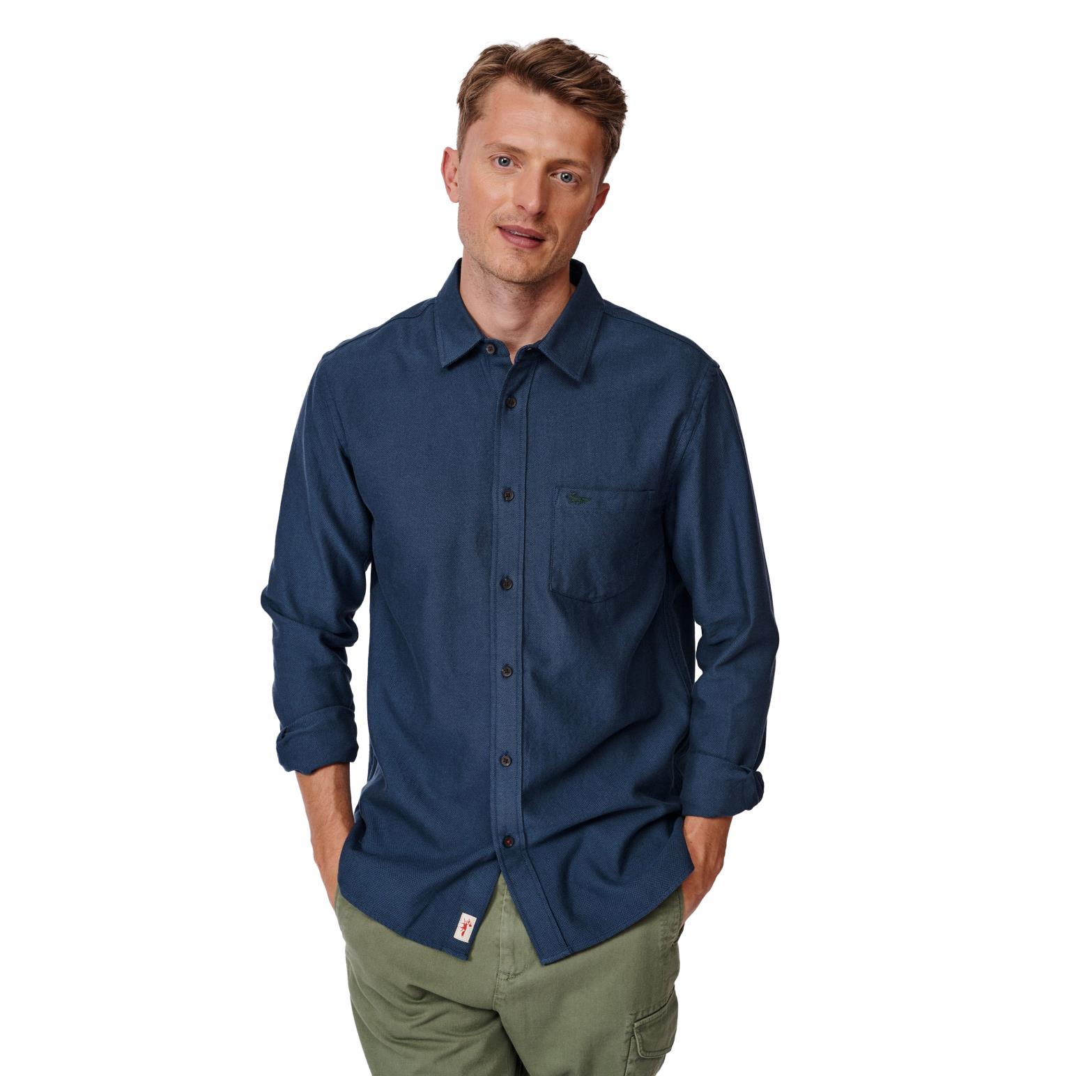 Aubin Oxcombe Brushed Oxford Button Down Shirt