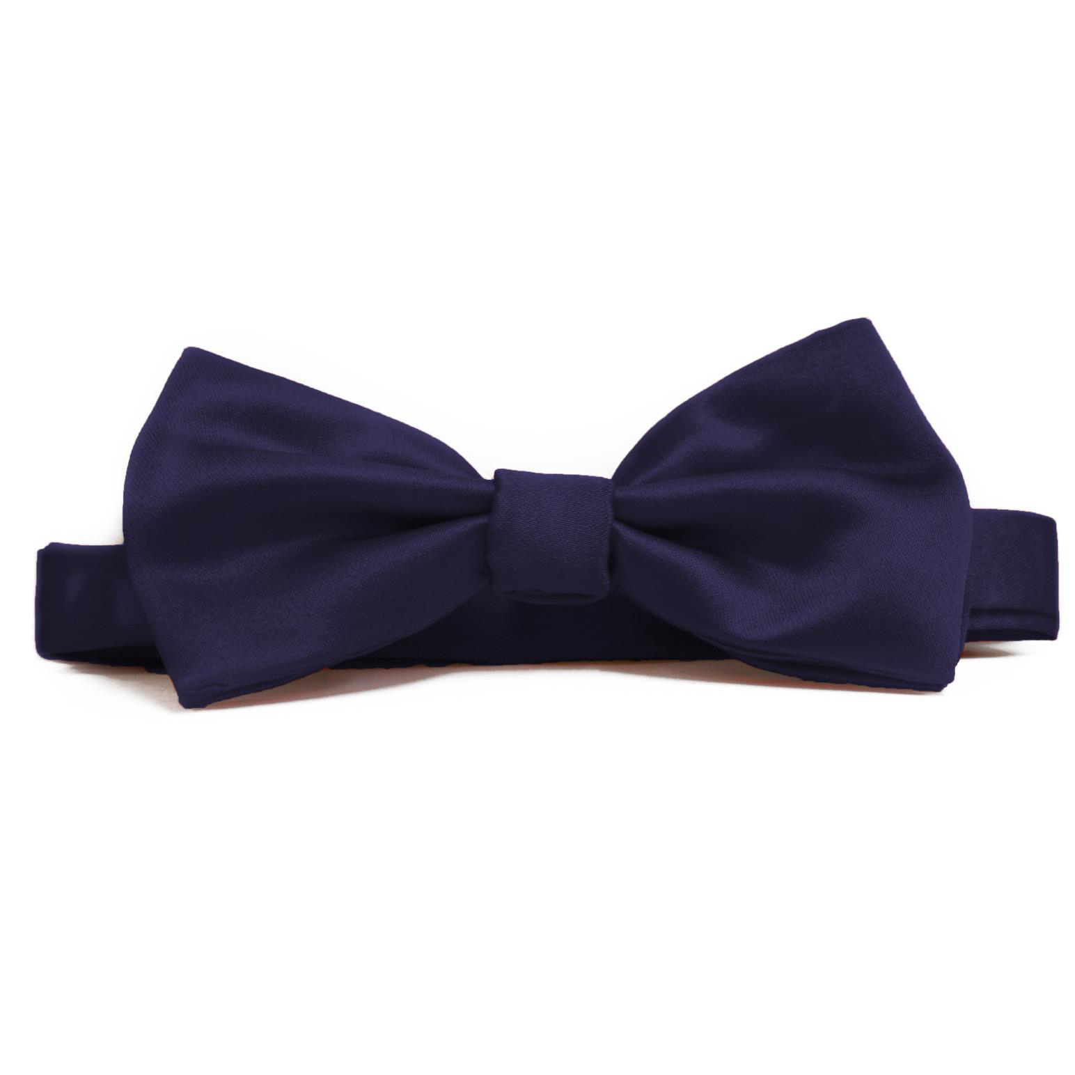 Fellini Italian Satin Dean Band Bow Tie