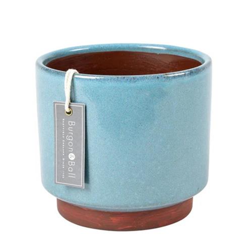 Burgon & Ball Malibu Blue Glazed Pot Large