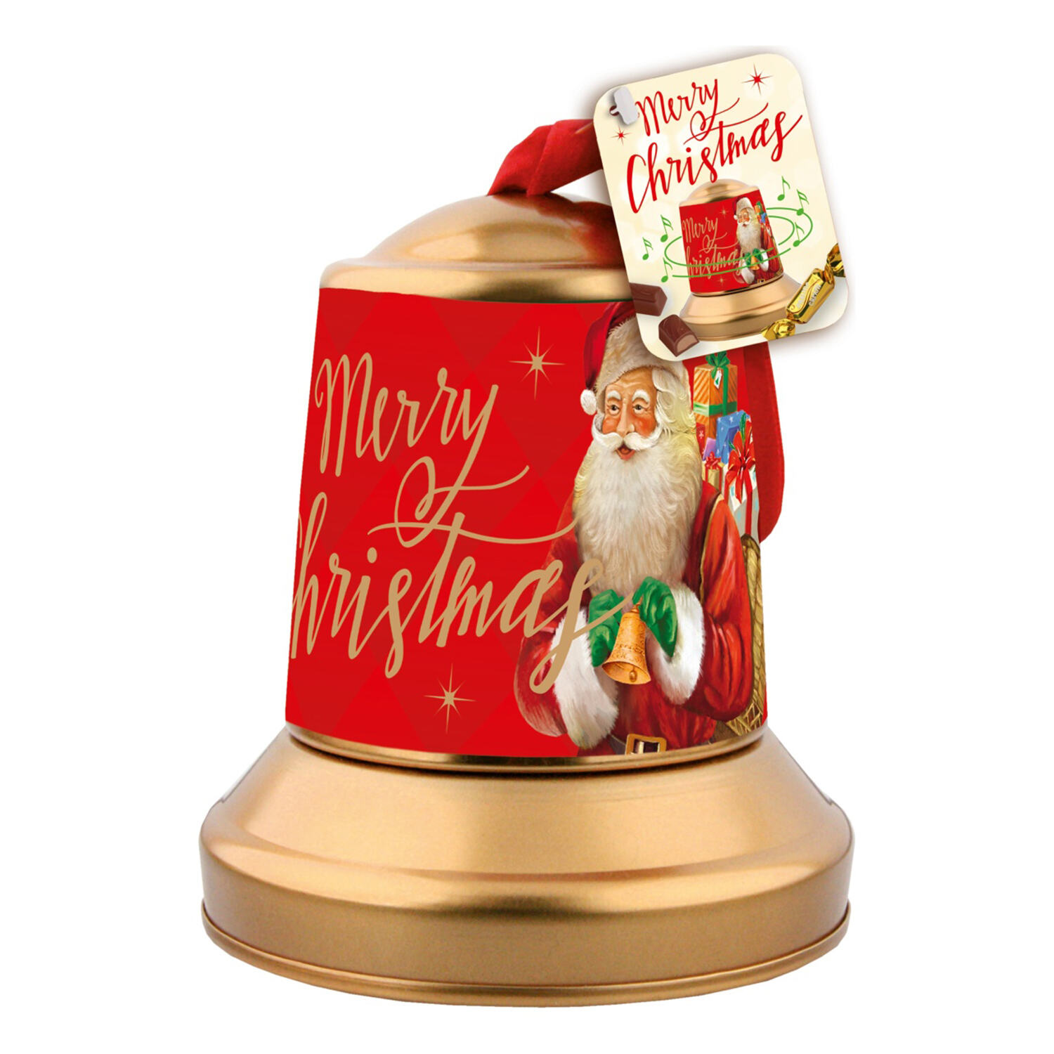 Windel Christmas Metal Bell Music Box 85g