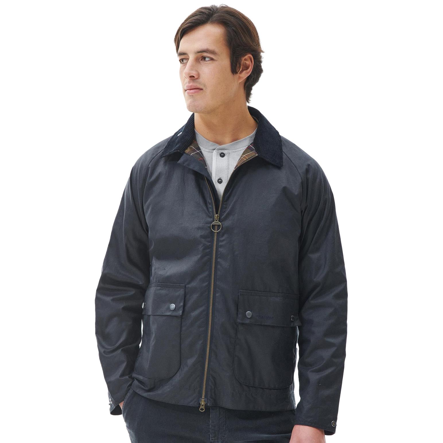 Barbour Short Hooded Bedale Wax Jacket