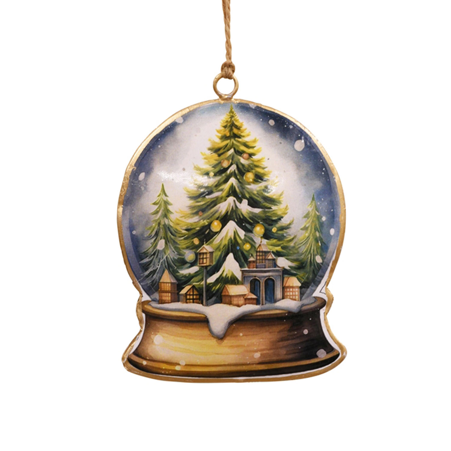 Maytime Enamel Hanging Christmas Retro Globe