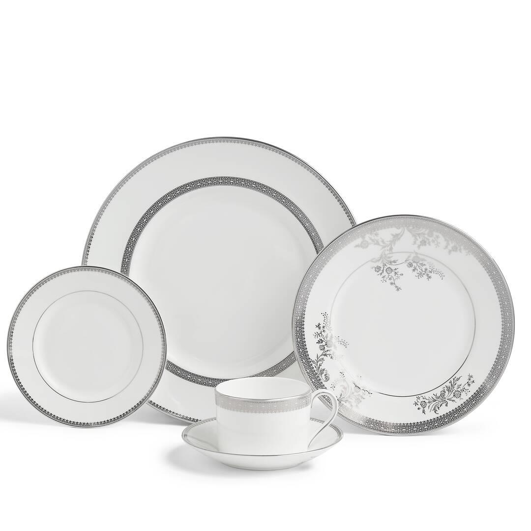 Vera Wang Wedgwood Vera Wang Platinum Lace 10 Piece Set