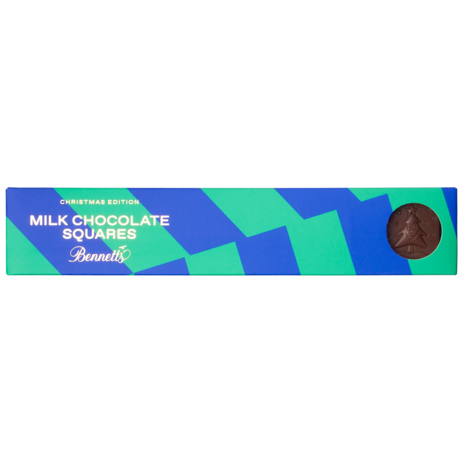 Bennetts of Mangawhai Christmas Collection Milk Chocolate Squares 45G