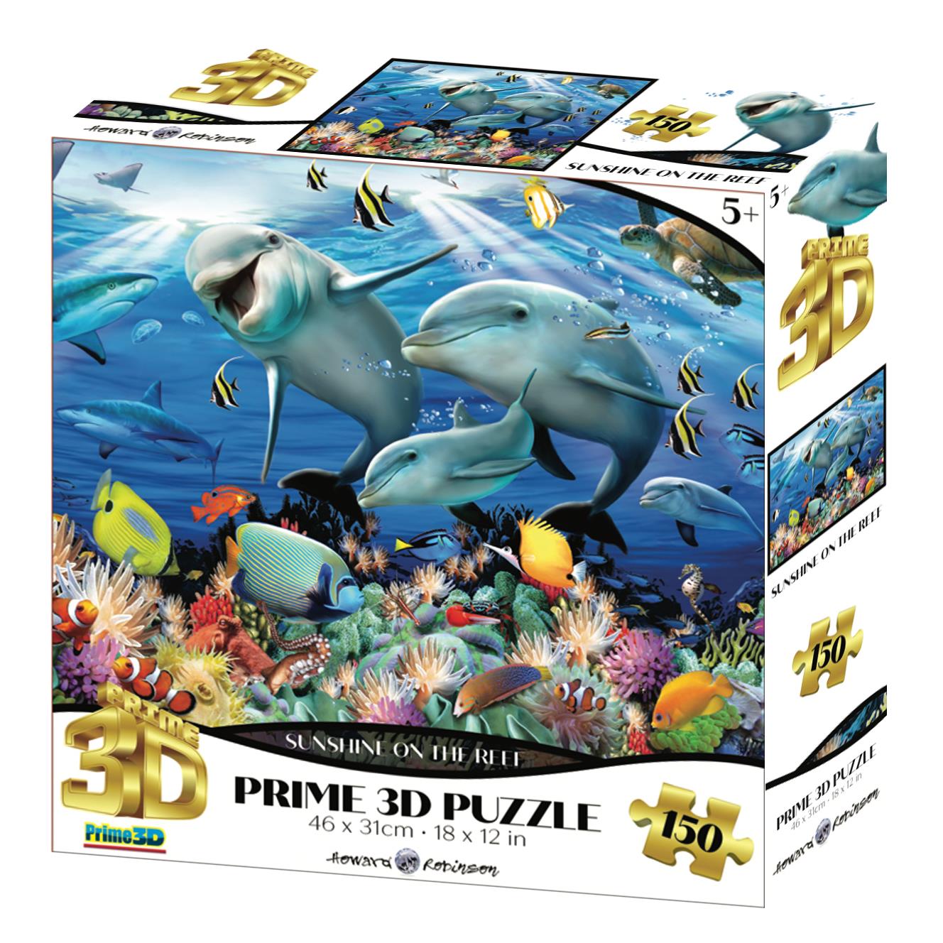 Puzzles Goliath Super 3D 150Pc: Sunshine On The Reef