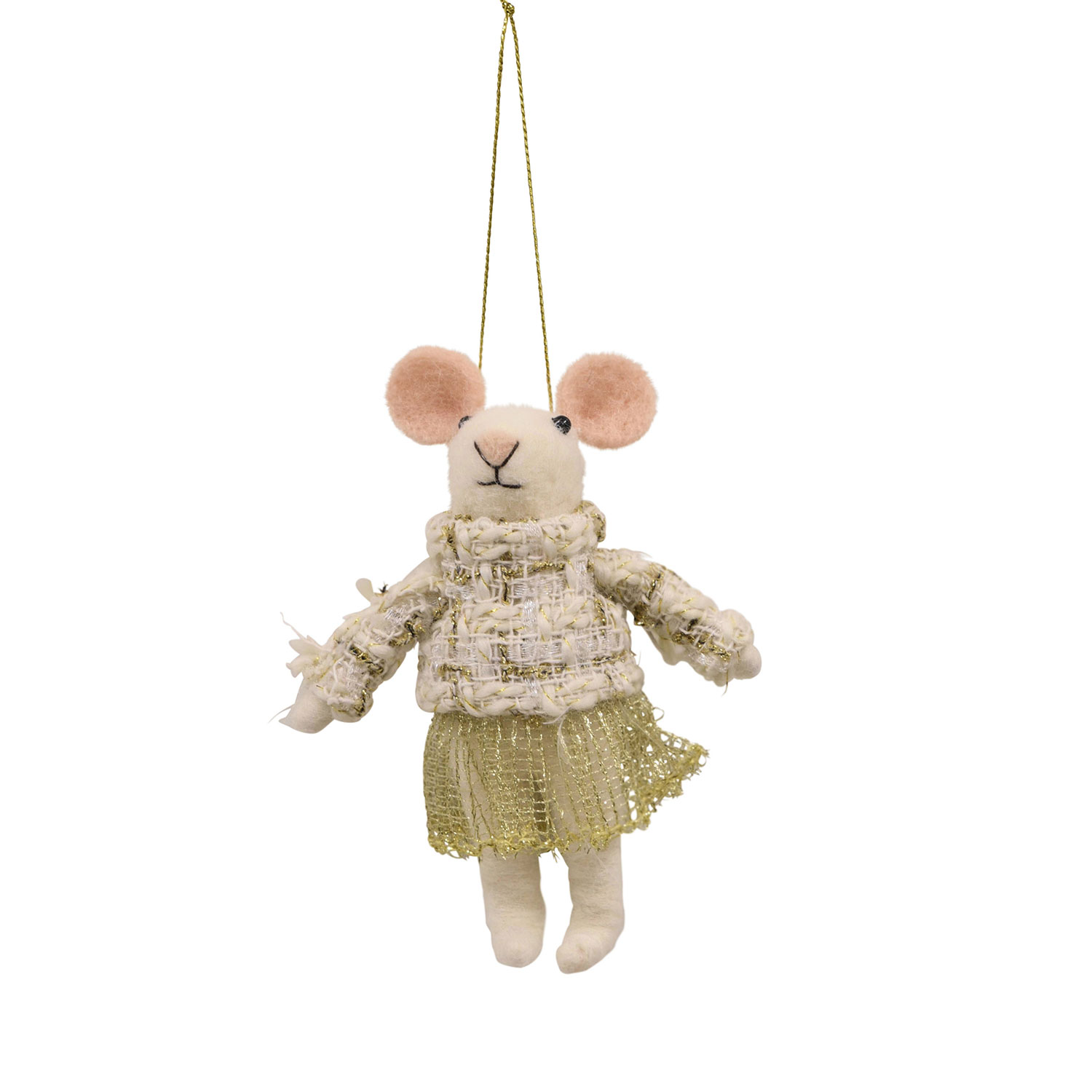 Maytime Felt Hanging Mouse With Tutu