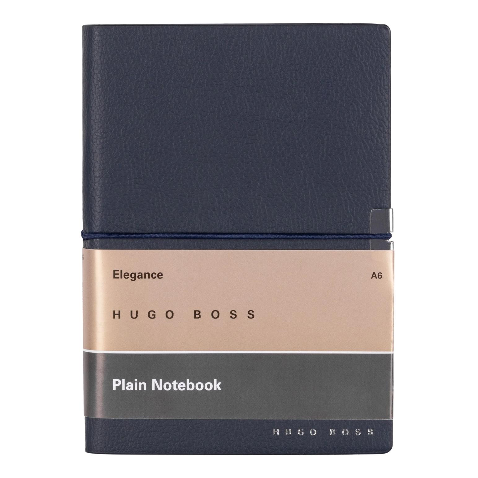 Hugo Boss Notebook A6 Elegance Storyline Navy Plain