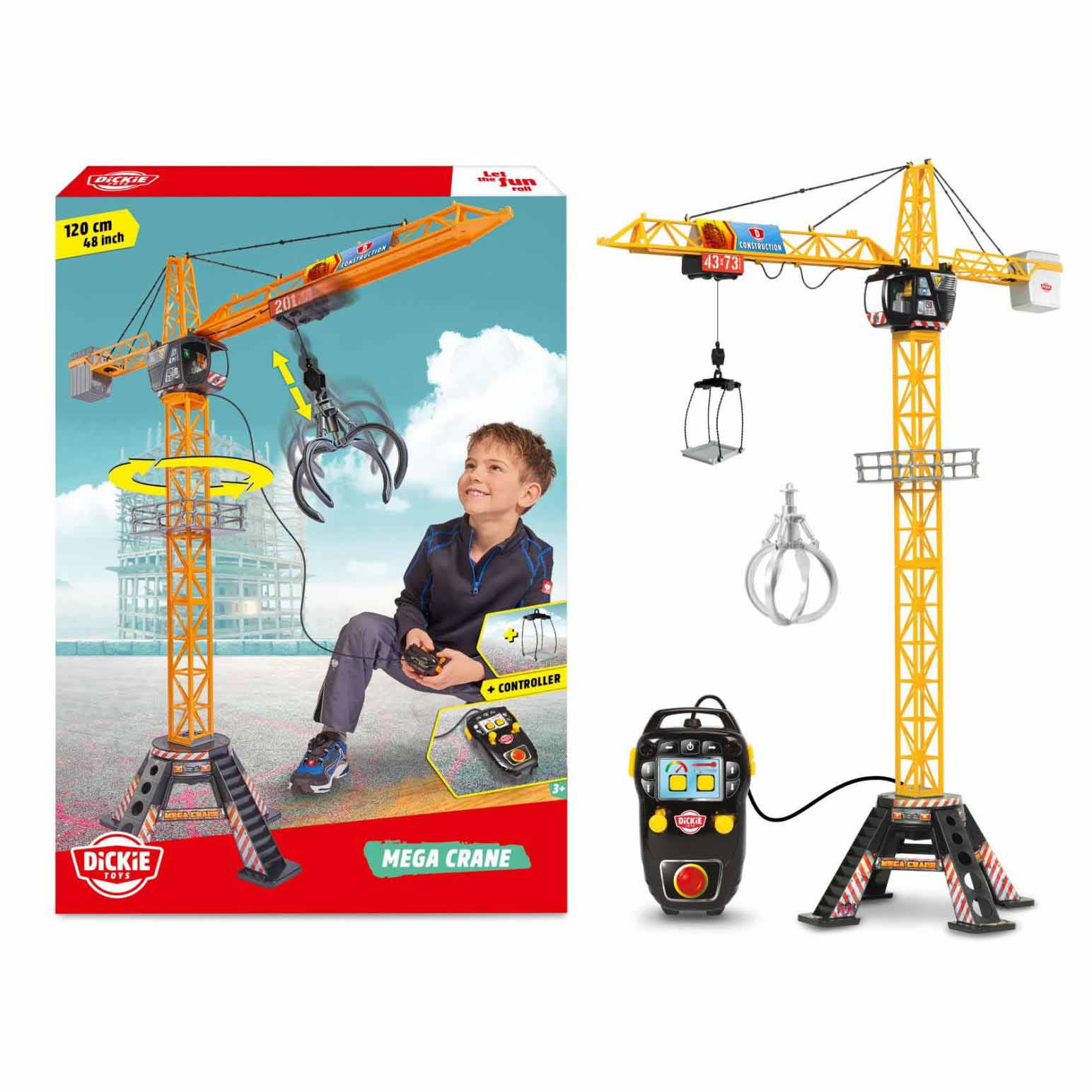 Dickie Mega Crane 120cm