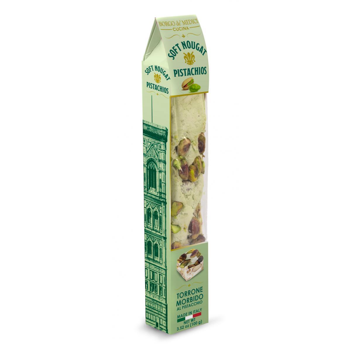 Borgo de Medici Pistachio Soft Nougat Bar 100g