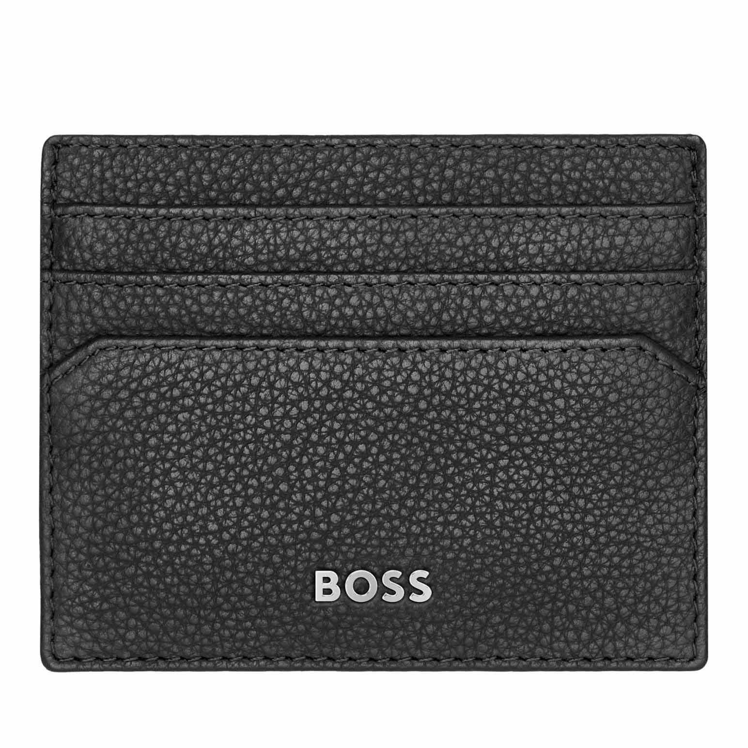 Hugo Boss Card Holder Classic Grained Black