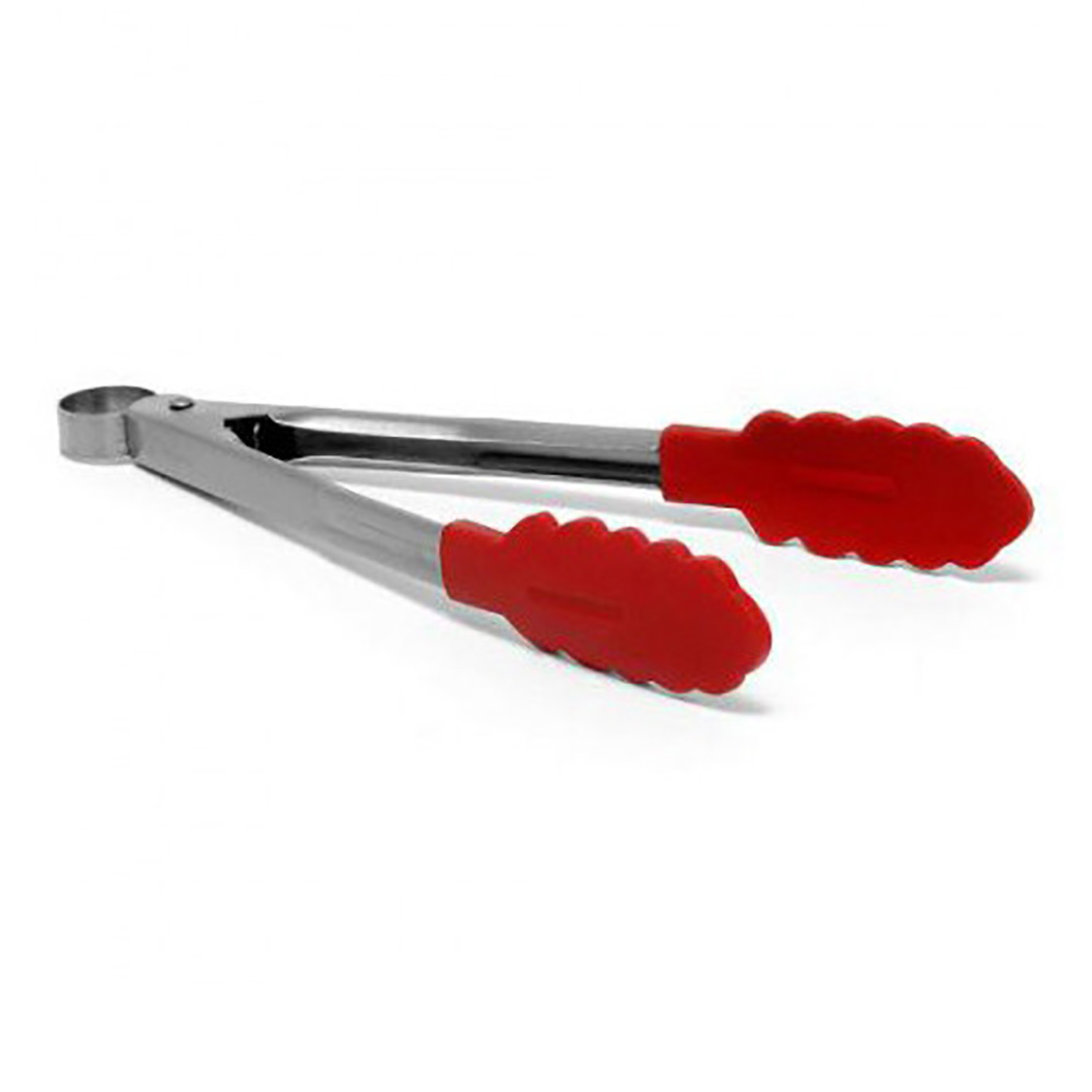 Cuisipro Red Silicone Tongs 24cm