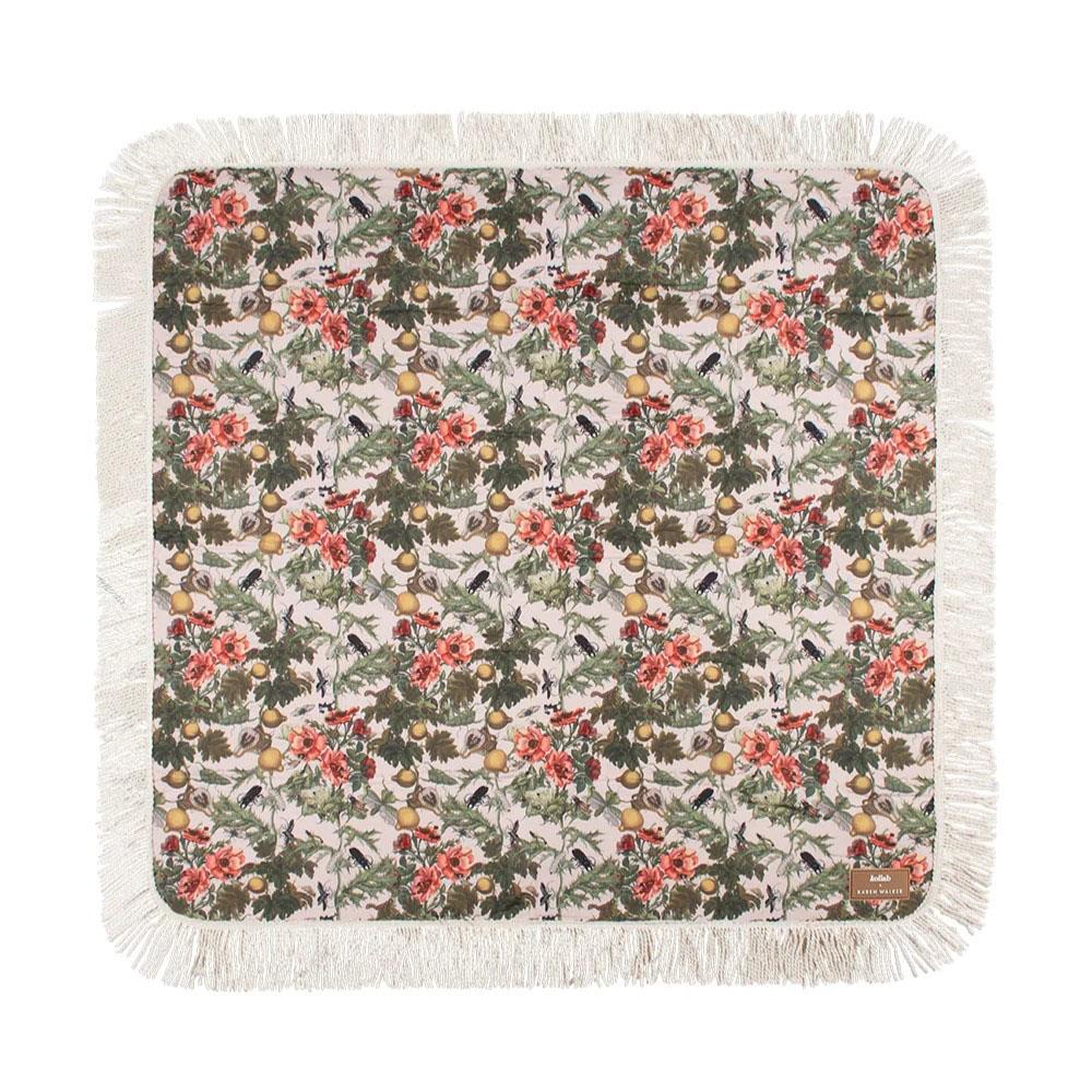 Kollab x Karen Walker Fringed Picnic Blanket Medium - Tropical Print