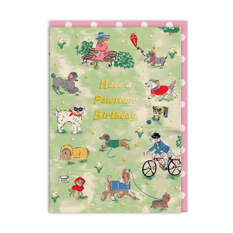 Cath Kidston Park Dogs Birthday Card