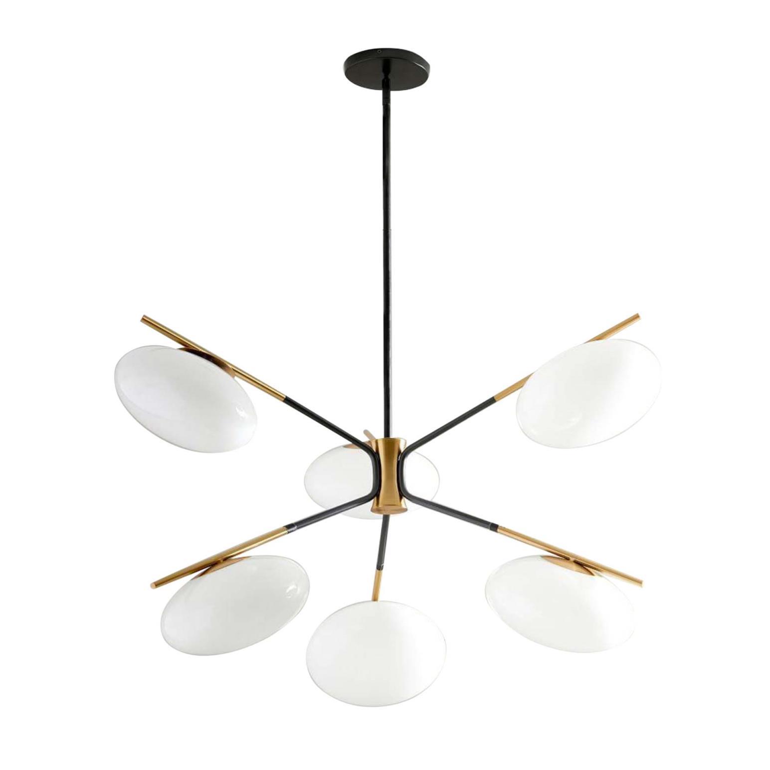 West Elm Champignon Chandelier 6 Light