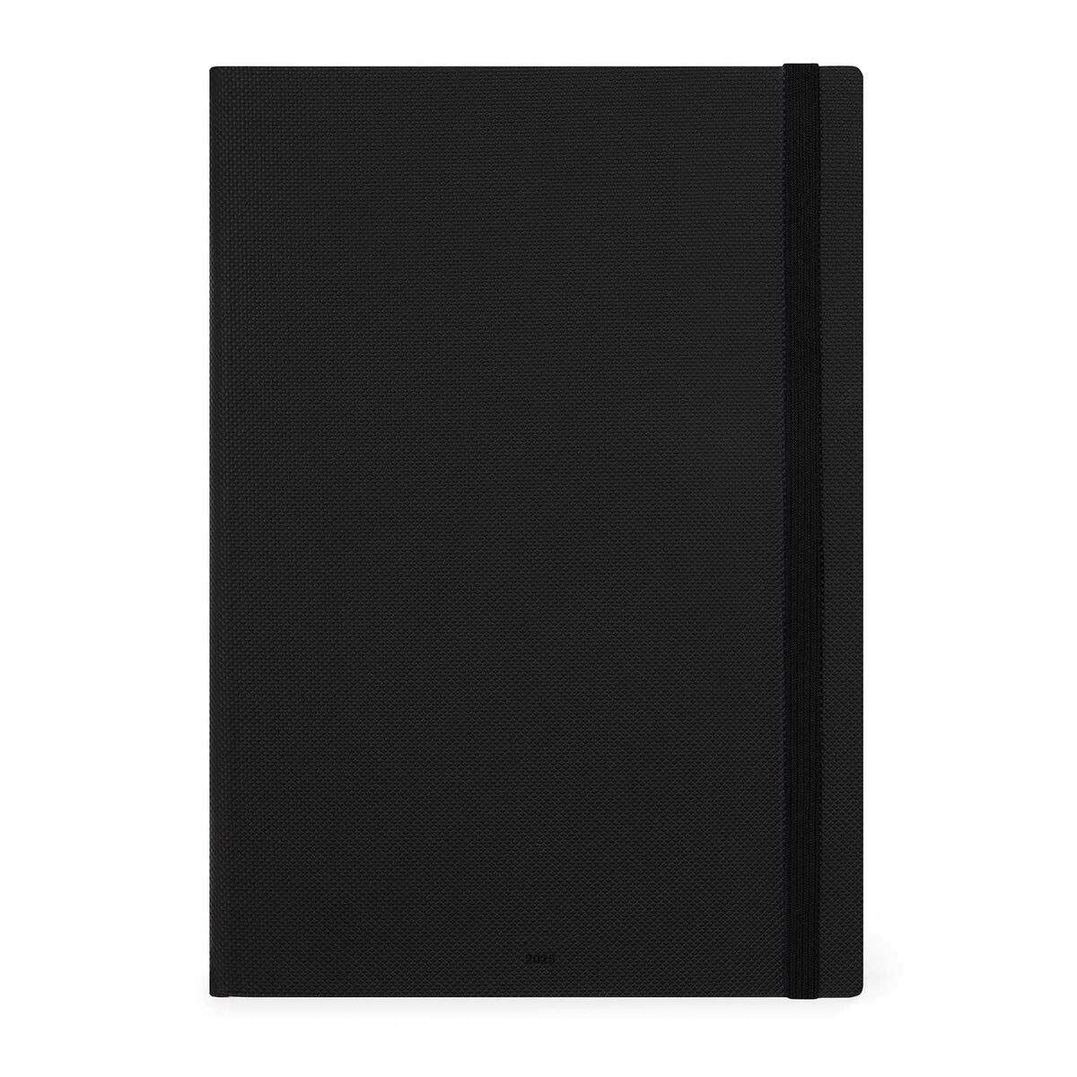 Legami Maxi 13-Month Daily Diary 2025 - Black Diamond