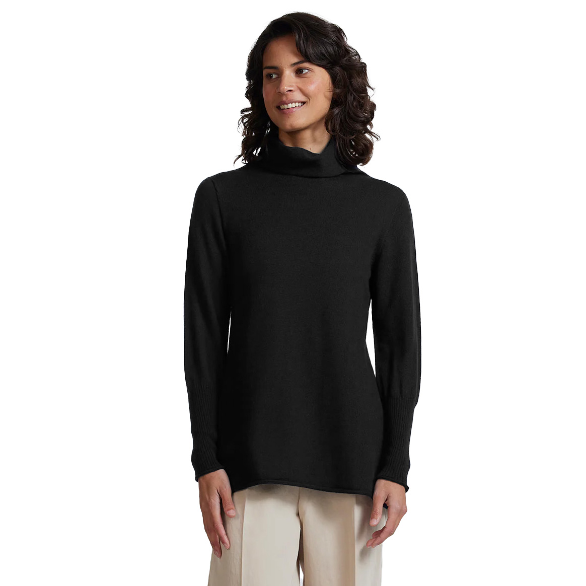 Royal Merino A-Line Funnel Neck Jumper