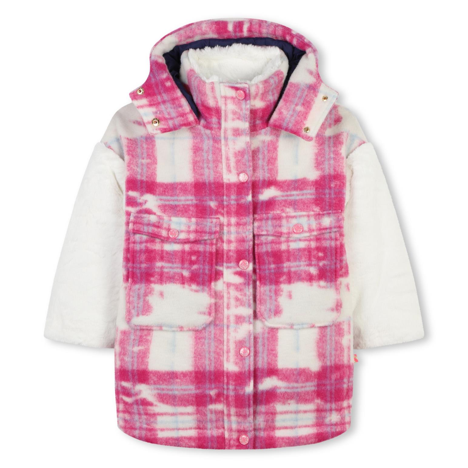 Billieblush Faux Shearling Hood Coat 5Y - 6Y