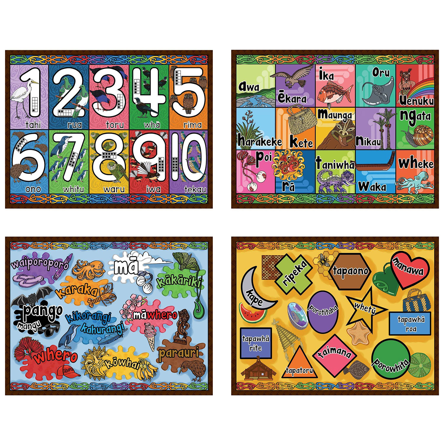 Kids Puzzles Te Reo Maori 35 Piece Frame Tray - Assorted