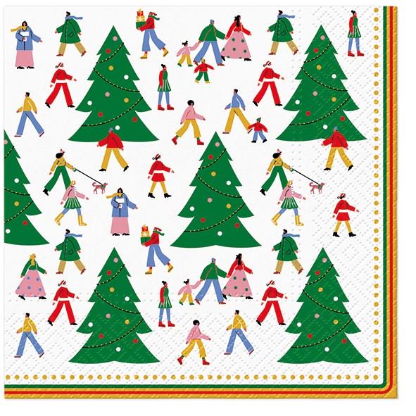 Christmas Hustle Luncheon Napkins