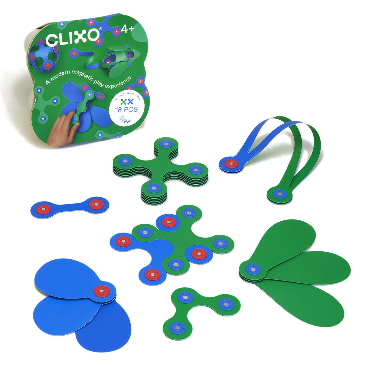 Clixo Itsy Pack - Green/Blue