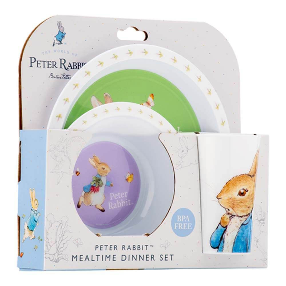 Peter Rabbit 3-Piece Dinner Set