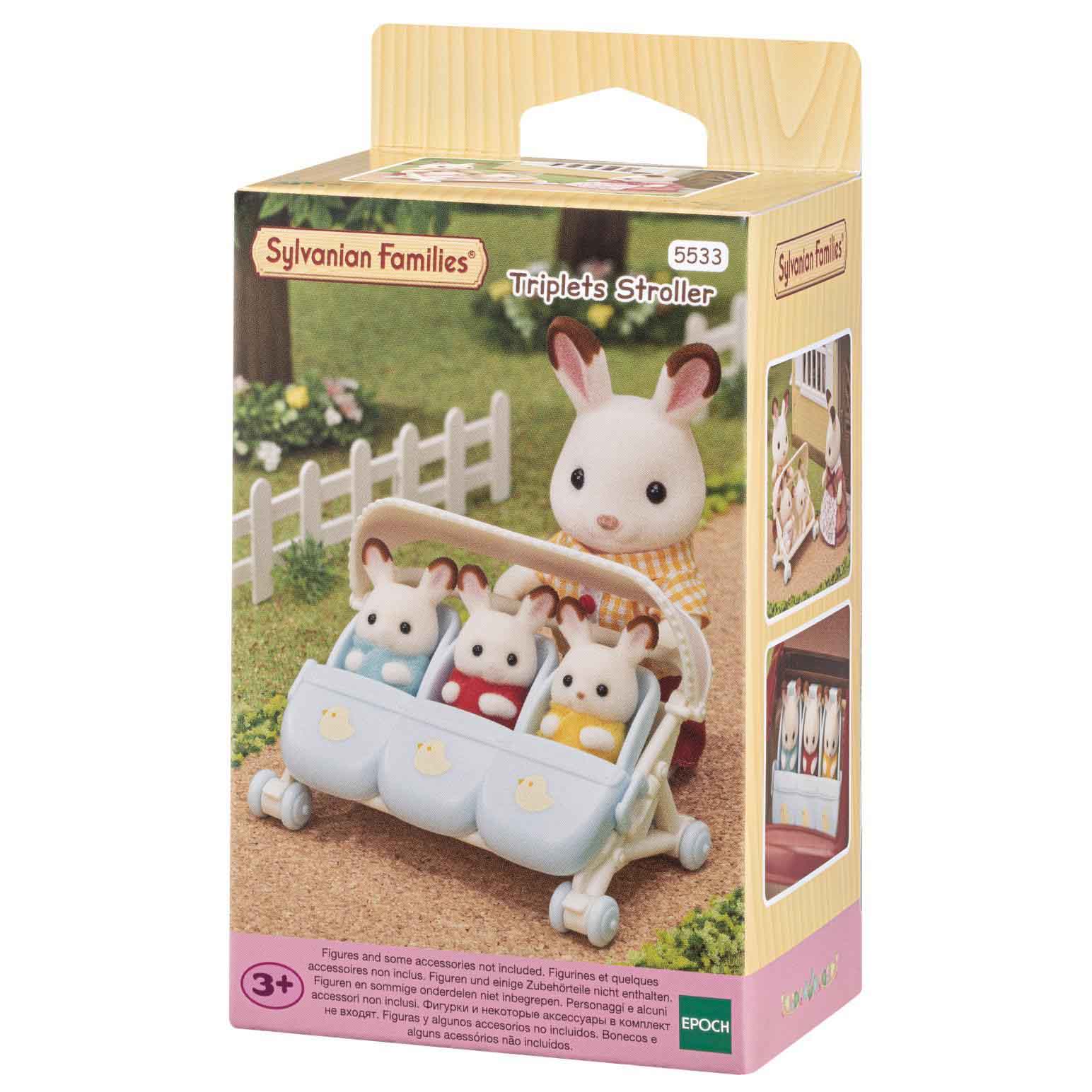 Sylvanian Families Triplets Stroller