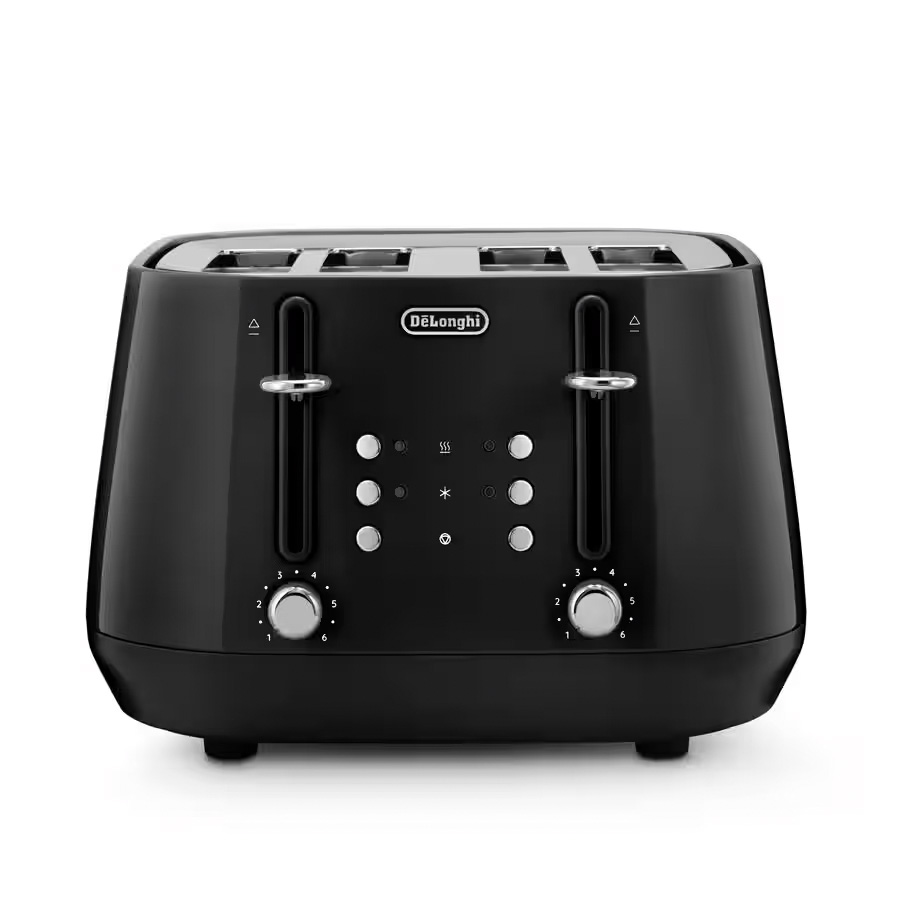 DeLonghi Eclettica 4-Slice Toaster Black