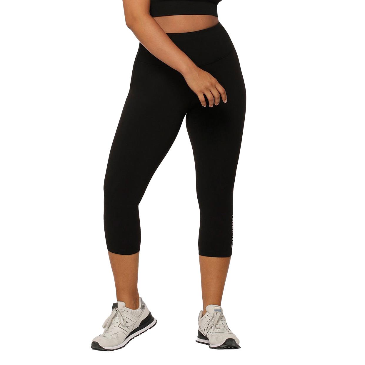 Lorna Jane Lotus No Chafe 7/8 Leggings Black