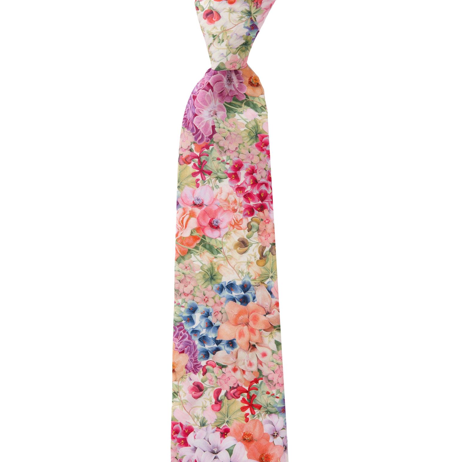 Joe Black Liberty Painted Floral Tie